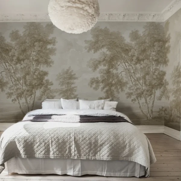 Tapeet Tree On The Hill Beige
