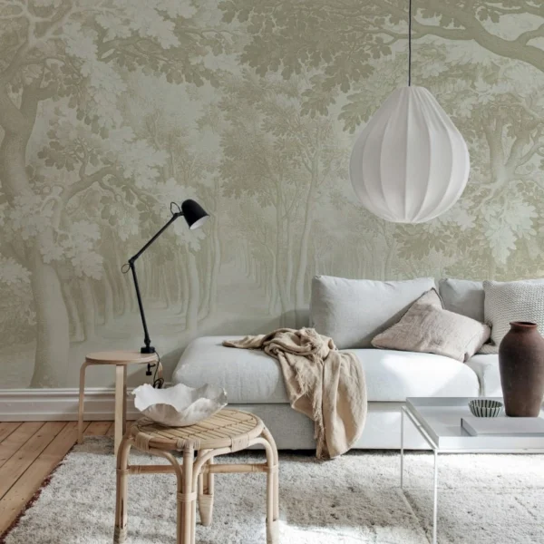 Обои Forest Engraving Beige