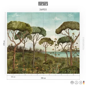 Флизелиновые обои Marburg Camargue 36935 La pinède du Boucanet
