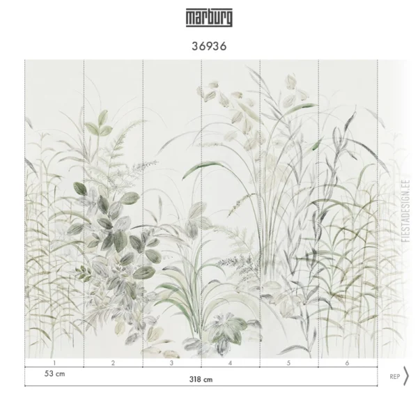 Fliistapeet Marburg Camargue 36936 Les herbes sauvages