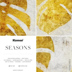 Fototapeet Komar SX6-025 Golden Monstera