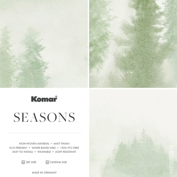Фотообои Komar SX7-030 Blurry Woods