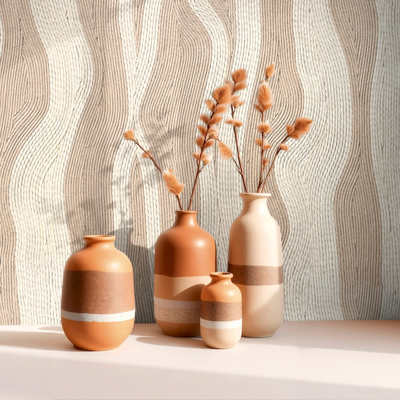 Fliistapeet Marburg Tide 47901 Jute waves