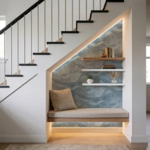 Флизелиновые обои Marburg Tide 47909 Seafoam waves