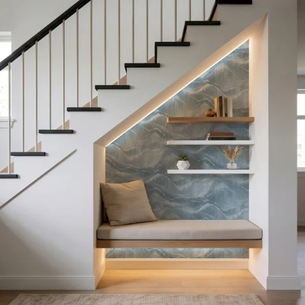 Флизелиновые обои Marburg Tide 47909 Seafoam waves