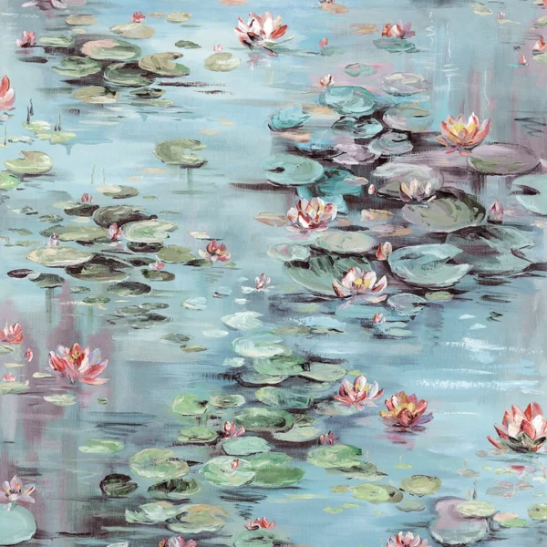 Fliistapeet Marburg Tide 47913 Water lilies