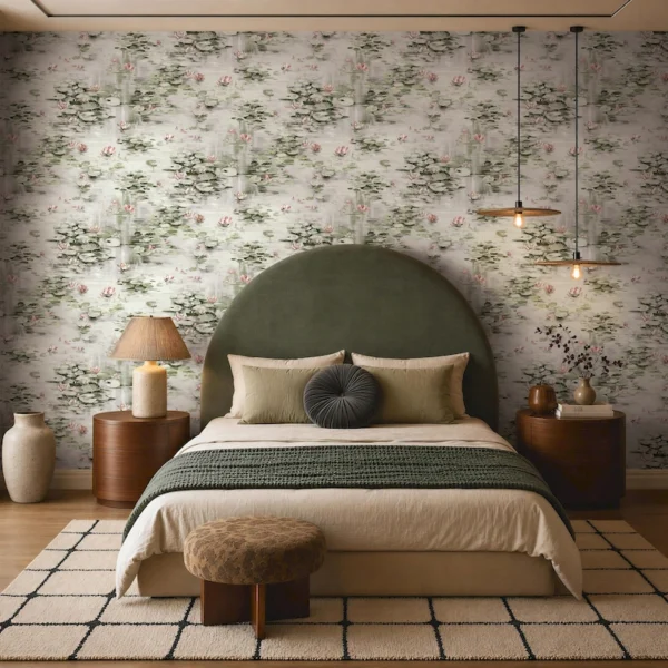 Флизелиновые обои Marburg Tide 47914 Water lilies