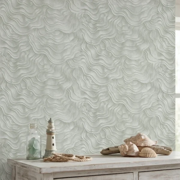 Fliistapeet Marburg Tide 47920 Pearl shells